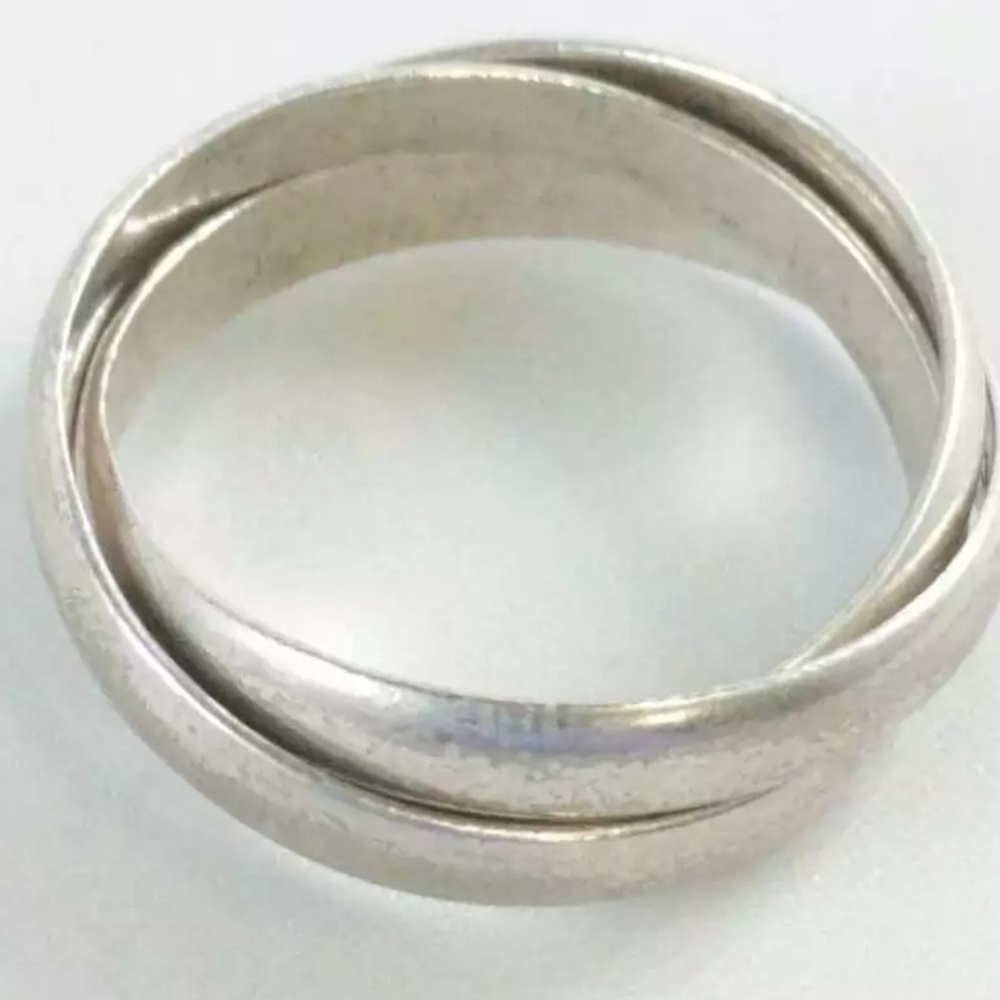 Ibb Signed. 925 Interlocking Rings. - image 2